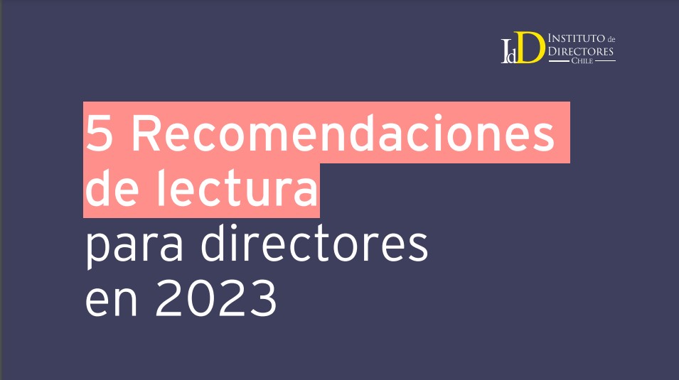 Recomendados de lectura para directores en 2023